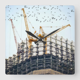 Relógio Quadrado construção