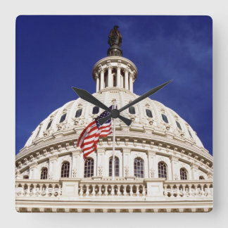 Relógio Quadrado Construção do Capitólio dos E.U., Washington DC