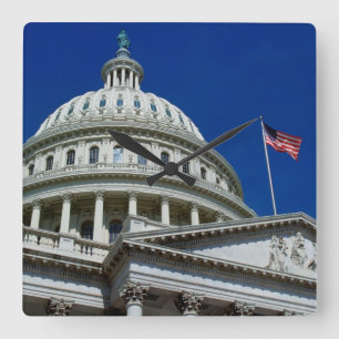 Relógio Quadrado Construção do Capitólio, Washington, EUA