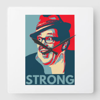 Relógio Quadrado Contagem de Arthur Strong