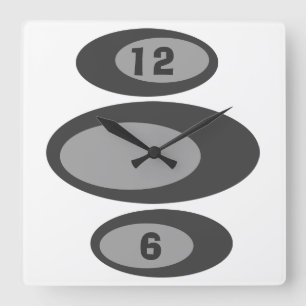 Relógio Quadrado Cor Personalizada - Trava Relógios