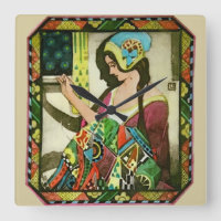 Costureira Art Nouveau – Mulher de Costura Vintage