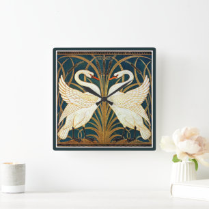 Relógio Quadrado Crane - Swan, Rush e Iris