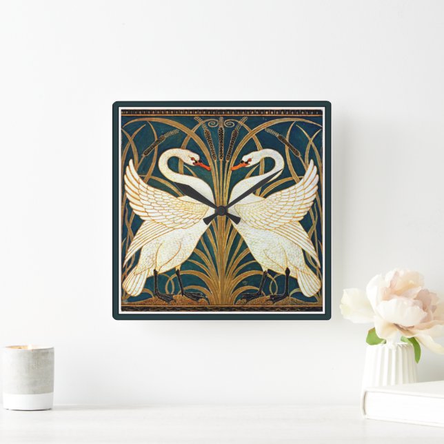 Relógio Quadrado Crane - Swan, Rush e Iris (Lar)