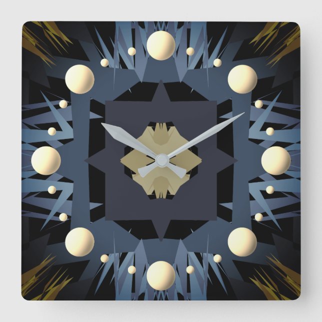 Relógio Quadrado cruz (Frente)