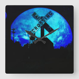 Relógio Quadrado Cruzamento