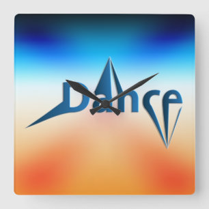 Relógio Quadrado Dança