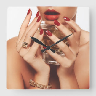 Relógio Quadrado Decoração de Casa com Elegância Atemporal 