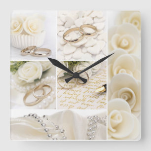 Relógio Quadrado decoração de casamento