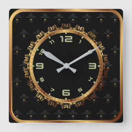 Relógio Quadrado Decorativo elegante