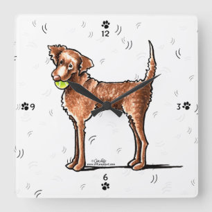 Relógio Quadrado Deixa o jogo Chessie