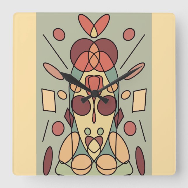 Relógio Quadrado Dekokissen (Frente)