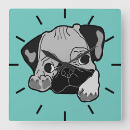 Relógio Quadrado Der beste Freund