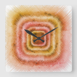 Relógio Quadrado Desfiado