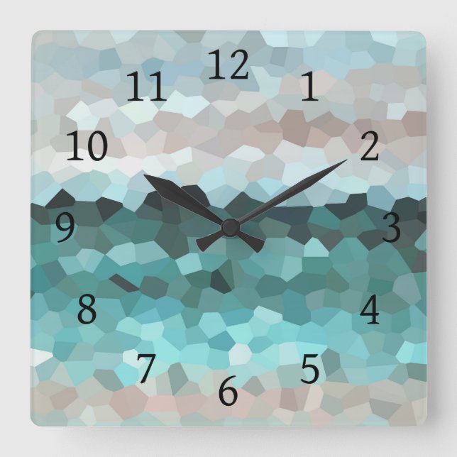 Relógio Quadrado Design 86 (Frente)