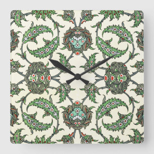 Relógio Quadrado Design árabe #5 em Emporio Moffa