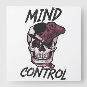 Relógio Quadrado Design de jogos de controle da mente