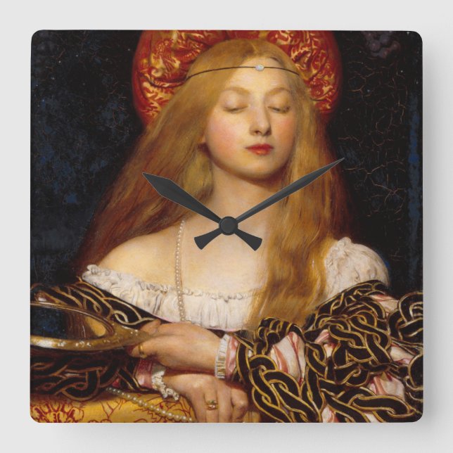 RELÓGIO QUADRADO DESIGNER DE CUSTO DE FASHION DE BELEZA VANITÁRIA (Frente)