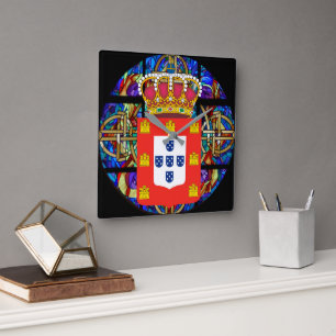 Relógio Quadrado Designs portuguesas
