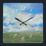 Relógio Quadrado Dia Brilhante I<br><div class="desc">Home Décor</div>