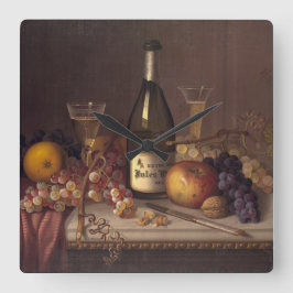 Relógio Quadrado Do vintage pulso de disparo de parede da pintura