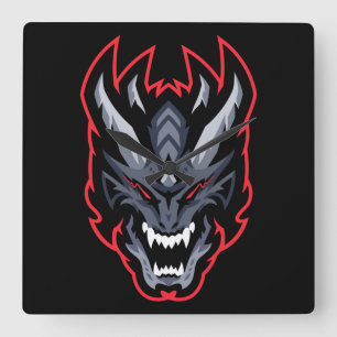 Relógio Quadrado Dragão