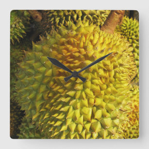 Relógio Quadrado Durian Fruta