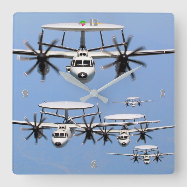 RELÓGIO QUADRADO E-2 HAWKEYE (Frente)