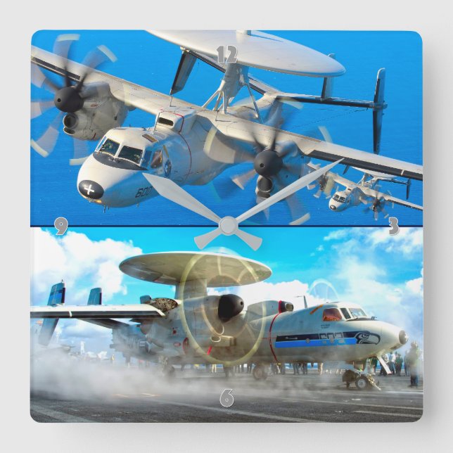 RELÓGIO QUADRADO E-2 HAWKEYE (Frente)
