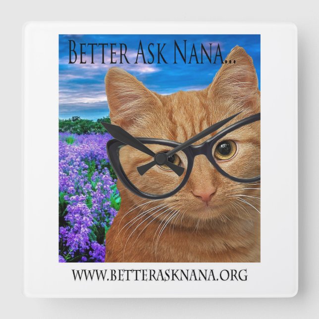 Relógio Quadrado é melhor pedir à nana (Frente)