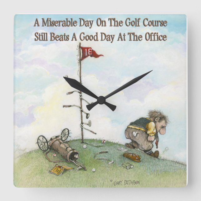 Relógio Quadrado É somente um jogo (Frente)