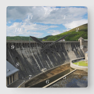 Relógio Quadrado Edersee Staumauer com fechadura Waldeck