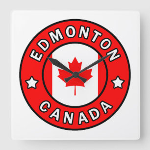 Relógio Quadrado Edmonton Canadá