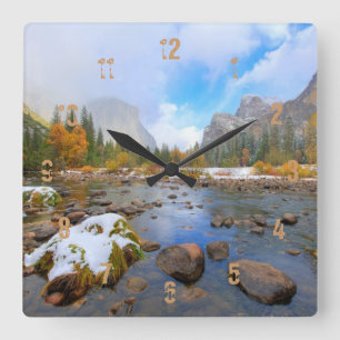 Relógio Quadrado EL Capitan e três irmãos