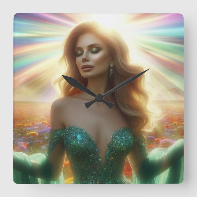 Relógio Quadrado Electronics Bag (Frente)