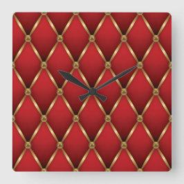 Relógio Quadrado Elegant Christmas Wall Clock – Festive Winter Time