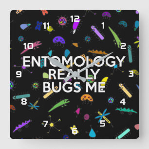 RELÓGIO QUADRADO ENTOMOLOGIA REALMENTE ME INCOMODA