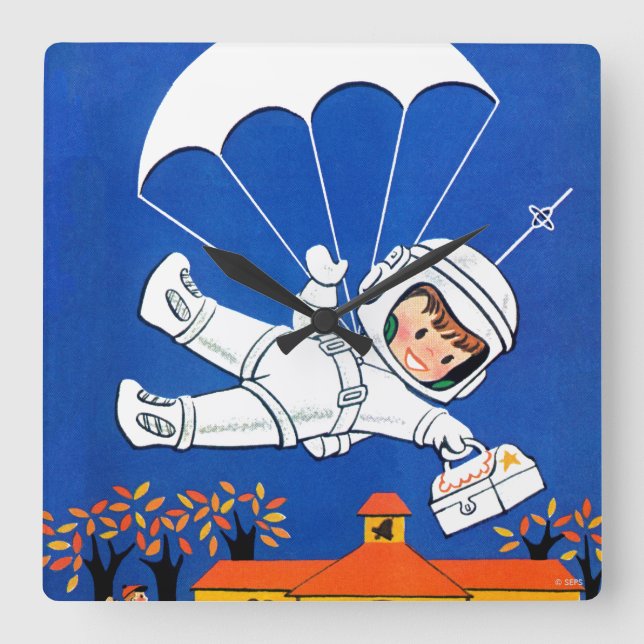 Relógio Quadrado Entrega especial (Frente)