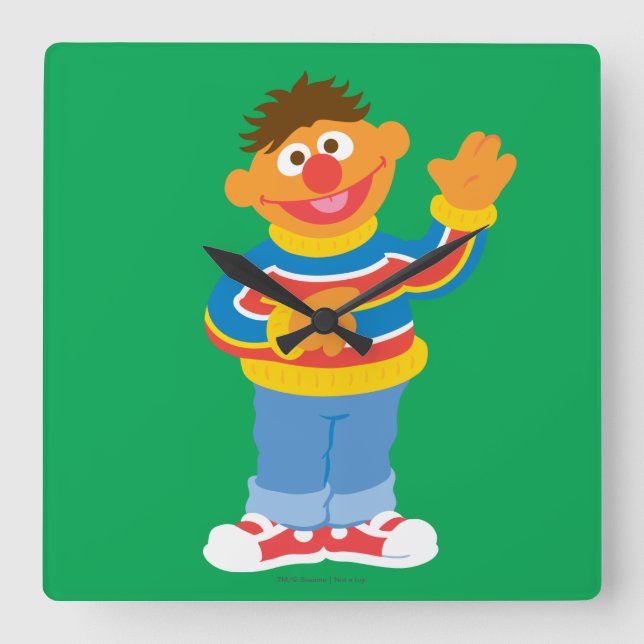 Relógio Quadrado Ernie Graphic (Frente)