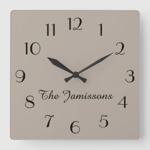 Relógio Quadrado Escolha a sua cor ou o valor padrão