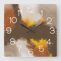 Especiarias Da Vida - Arte Abstrato Laranja Amarel