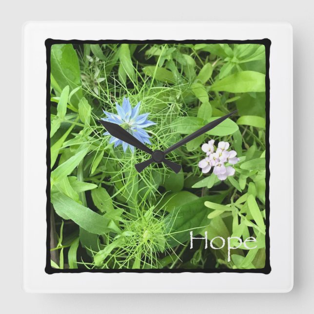 Relógio Quadrado Esperança (Frente)