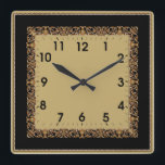 Relógio Quadrado Estilo Art Deco<br><div class="desc">design de relógio do excelente. Você vai adorar como os outros. Esteja livre para usar este design para outro produto que você quiser ou para personalizar e adicionar seu texto. Siga-me para mais. Obrigado. Tenha um bom dia.</div>