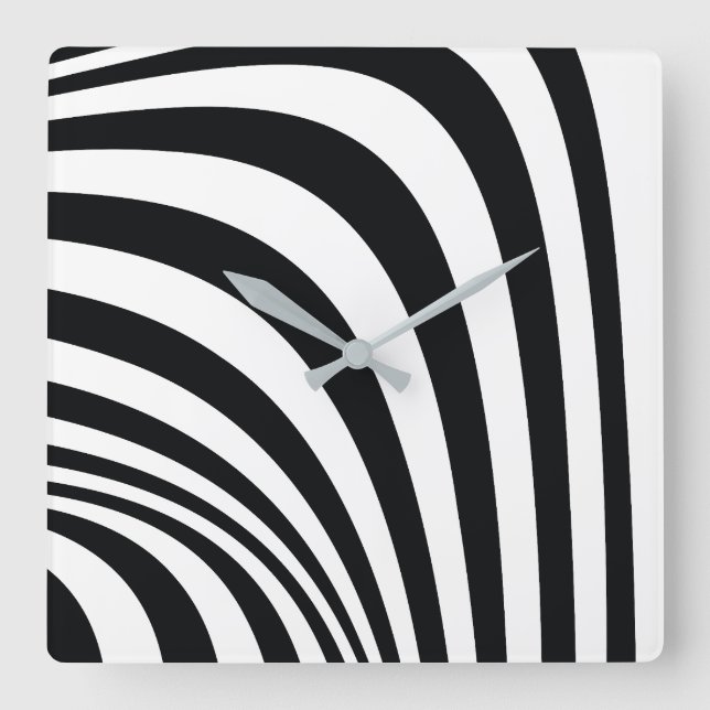 Relógio Quadrado Estilo estático (Frente)