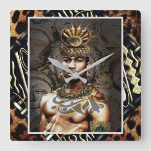 Relógio Quadrado Étnica