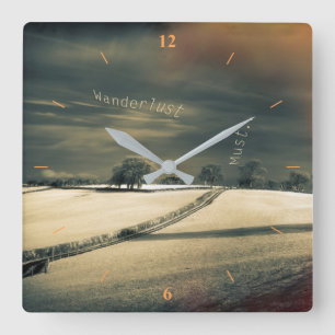 Relógio Quadrado Eu Venho Porque...