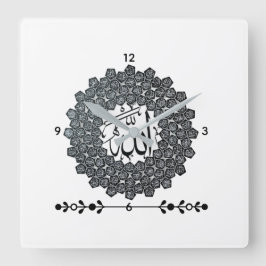 Relógio Quadrado Every moment mallers Wall Clock