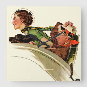 Relógio Quadrado Exhilaration