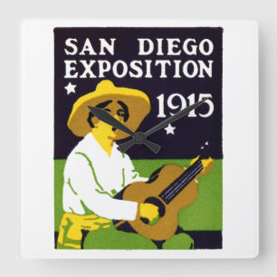 Relógio Quadrado Exposição San Diego 1915