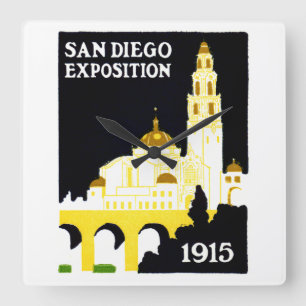 Relógio Quadrado Exposição San Diego 1915
